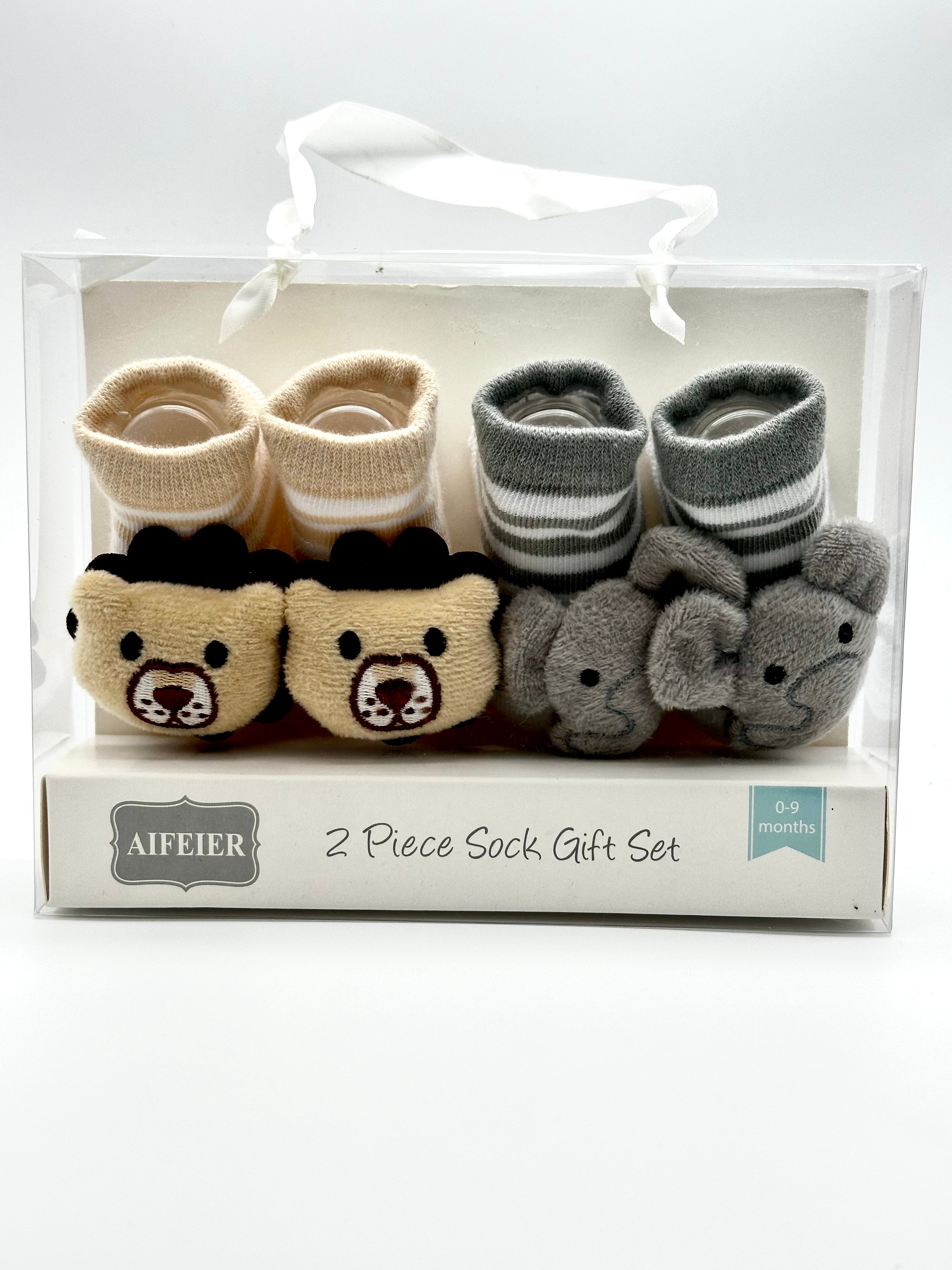 Socks 2pcs set (0-9m)