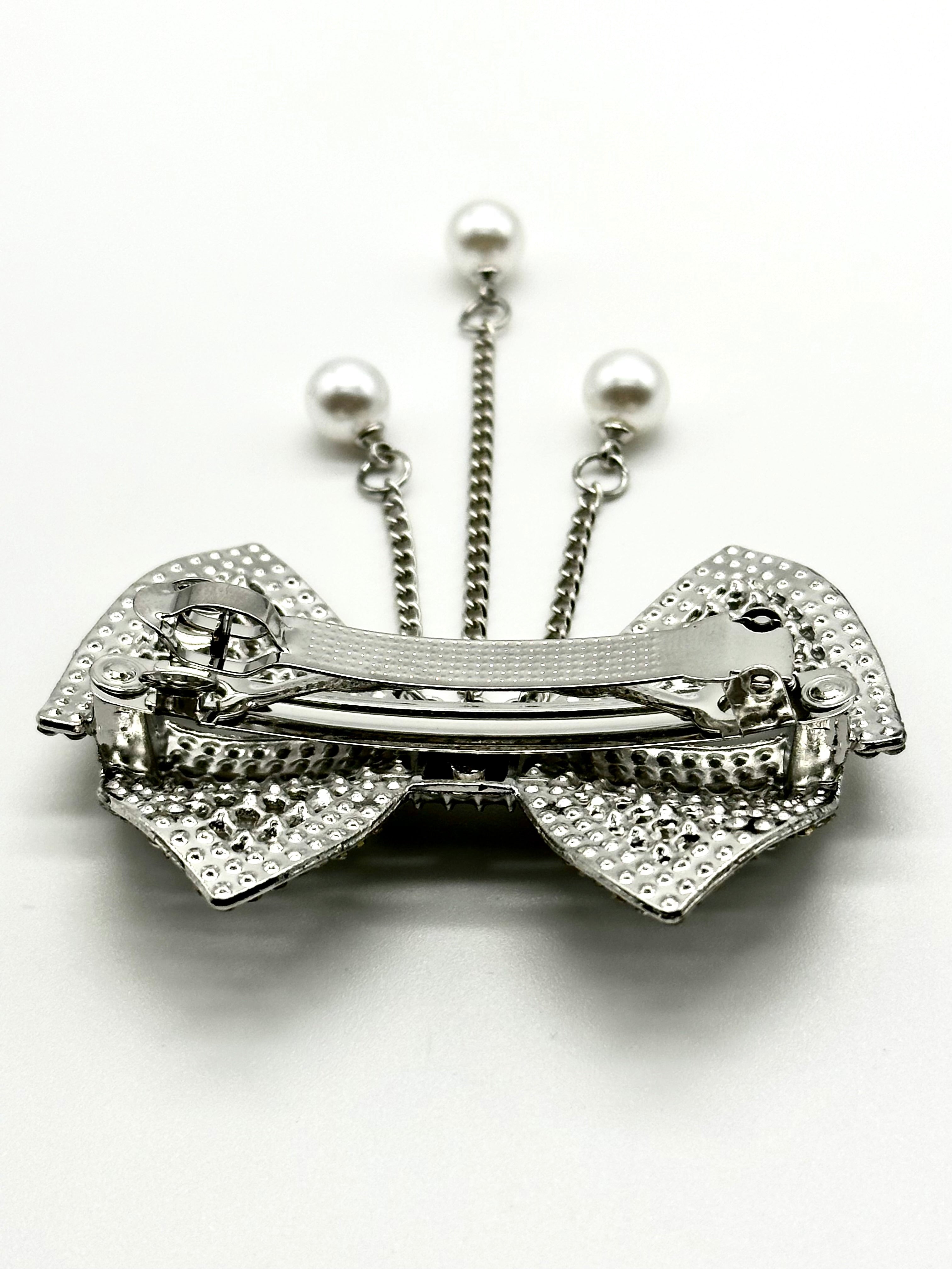 Bow fancy metal clip