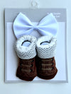 Socks & bow (0-9m)