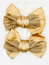 Bow hair pins 2pcs