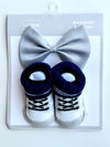 Socks & bow (0-9m)