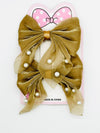 Bow hair pin 2pcs