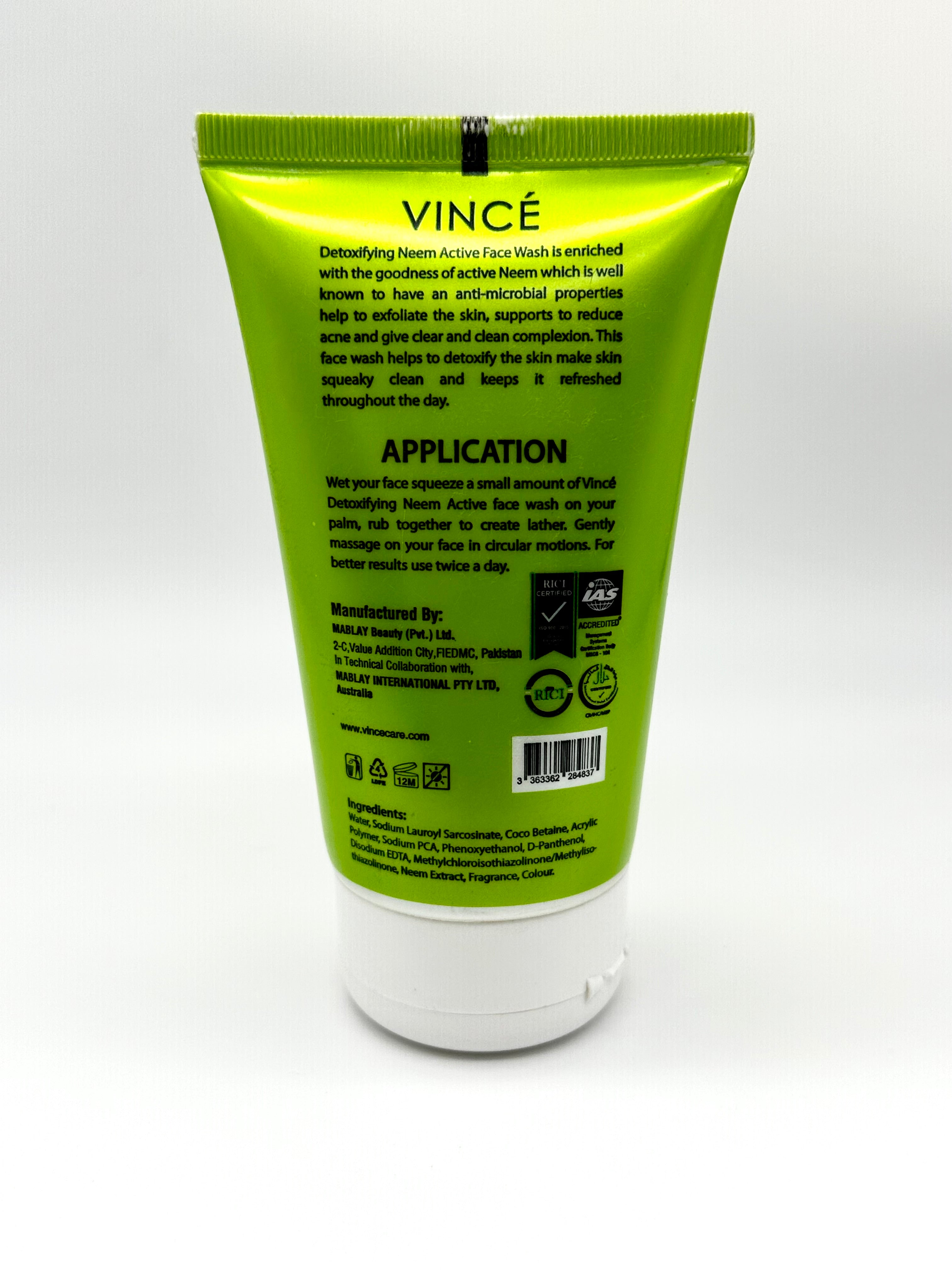 Face wash neem (vince) 120ml (Original)