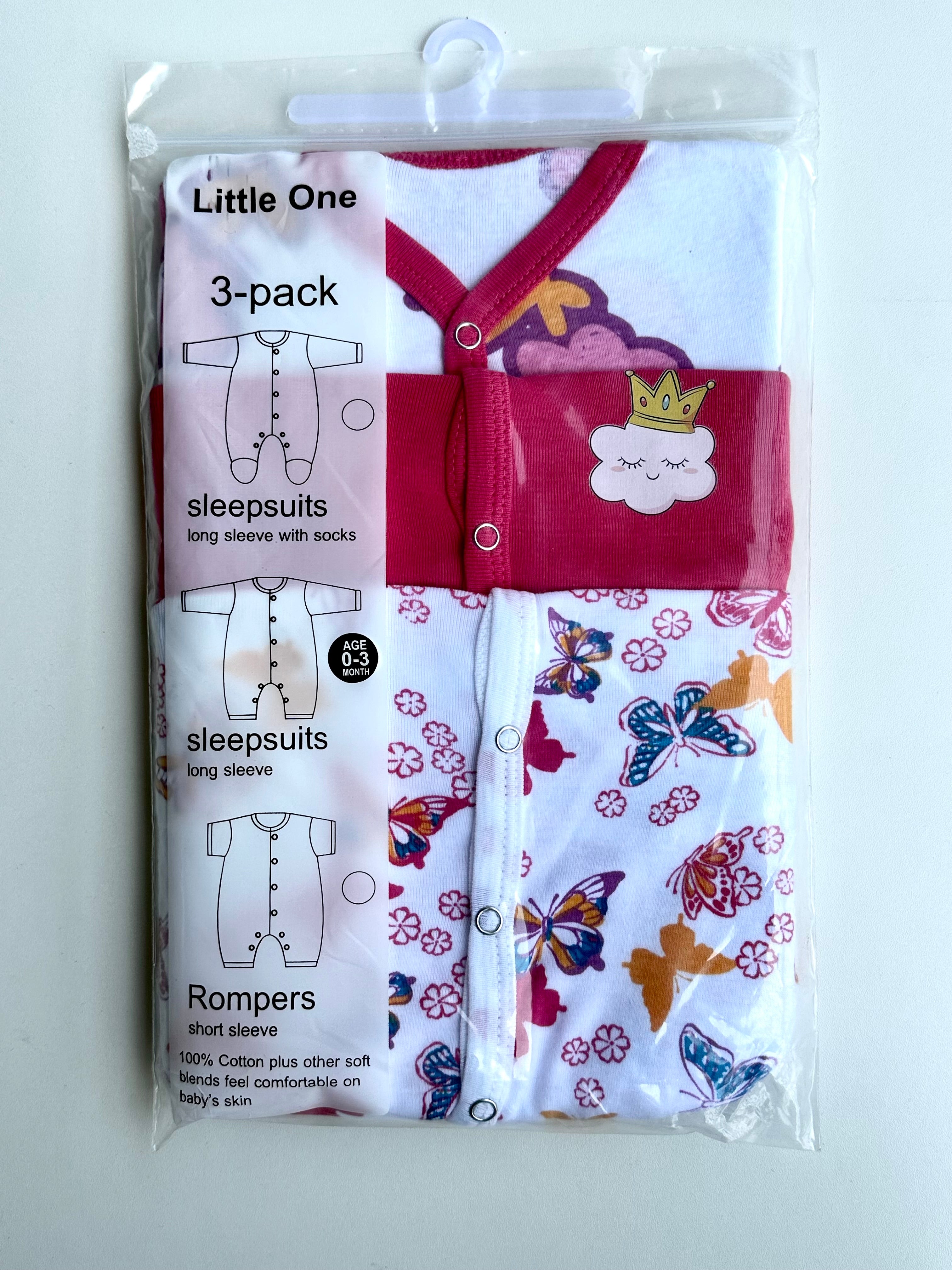 Rompers 3pcs (all seasons)