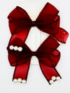 Bow hair pins 2pcs