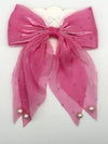 Bow hair pin